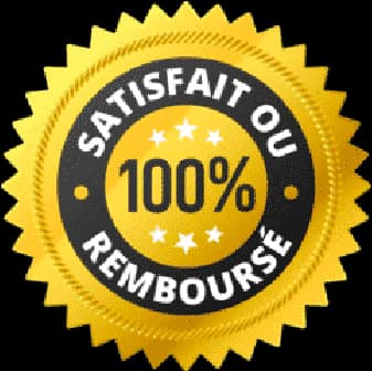 Badge Satisfait ou Remboursé 100%