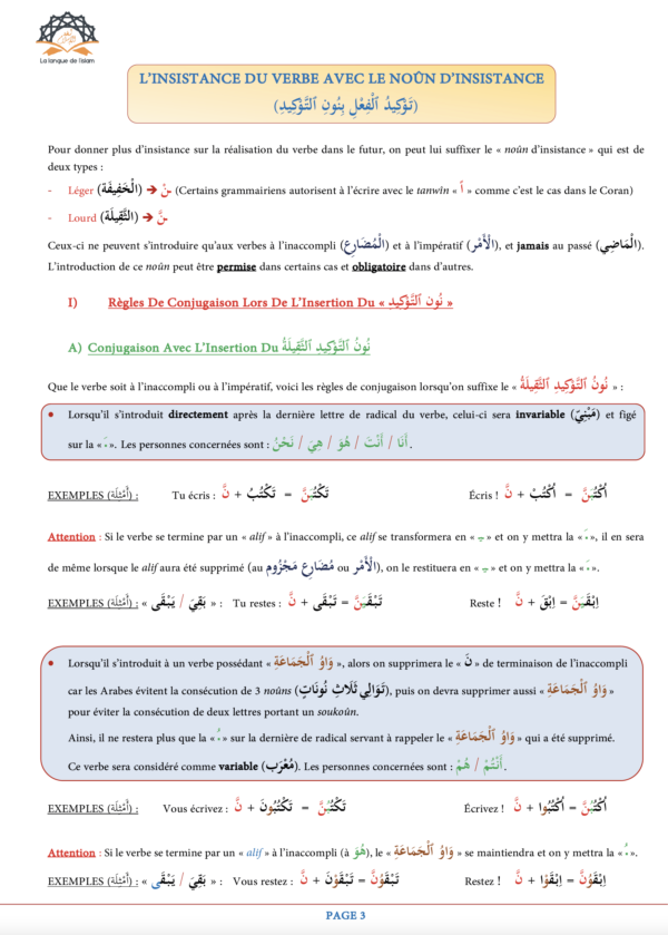 Manuel de GRAMMAIRE / CONJUGAISON TOME 4 – Image 2